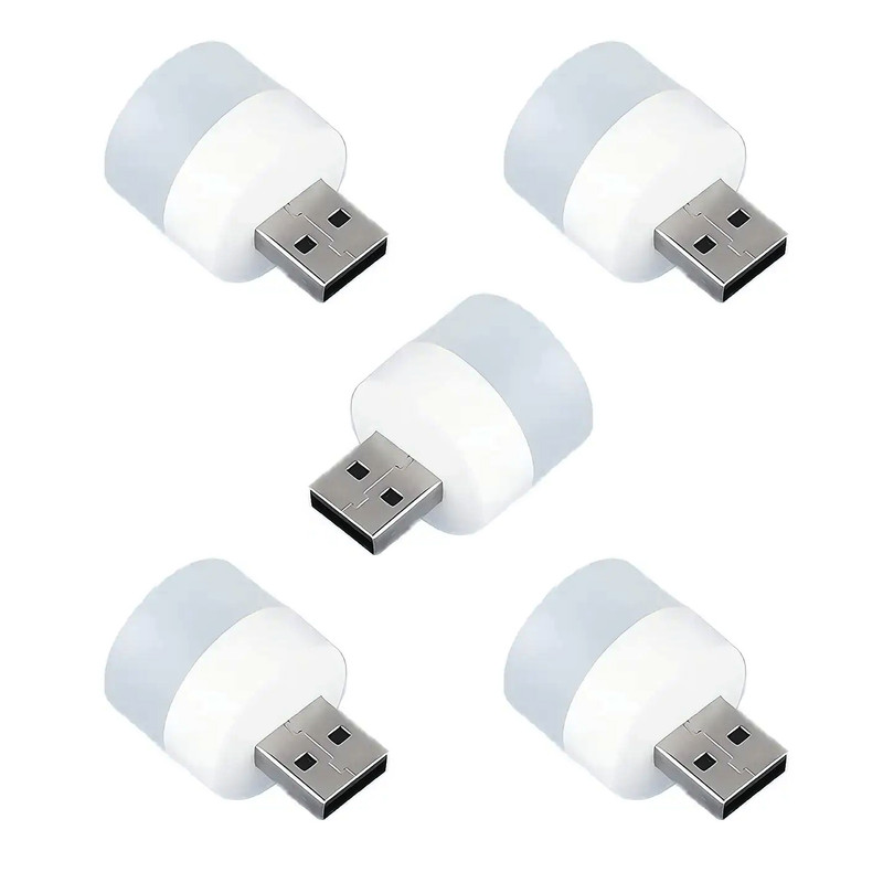 چراغ USB  لامپ ال ای دی   بسته 5 عددی